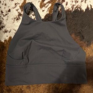Lululemon Wunder Under Train Longline Size 6 Gray